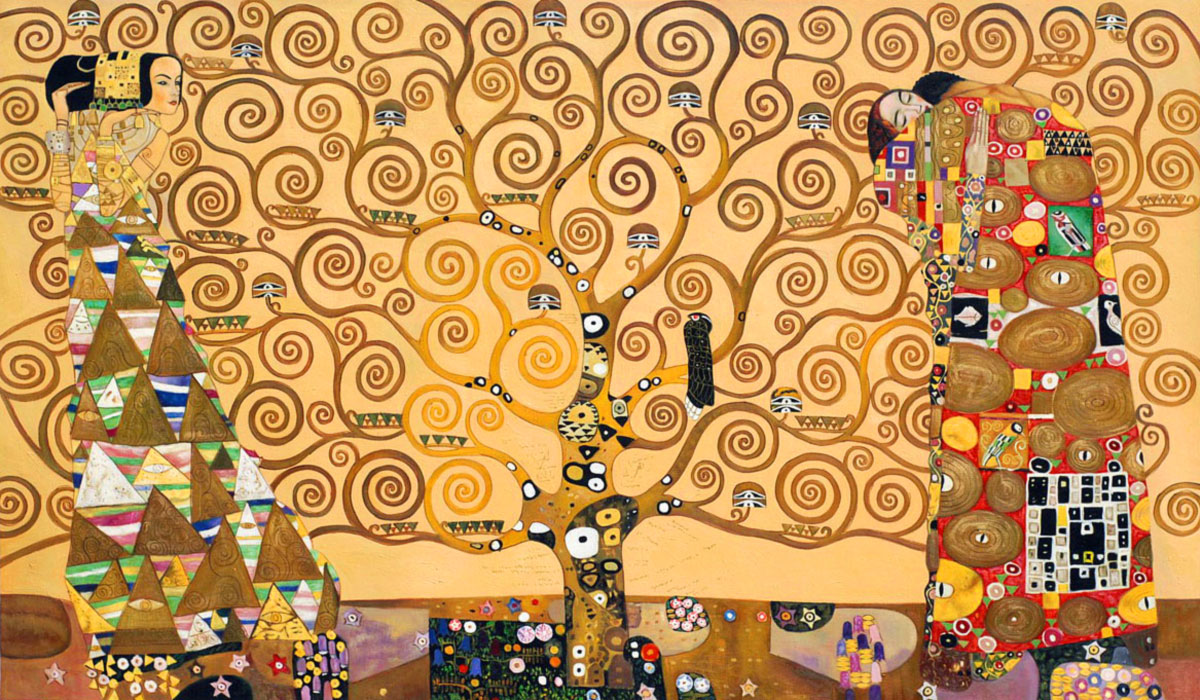 Gustav Klimt e le decorazioni degli abiti nelle sue opere